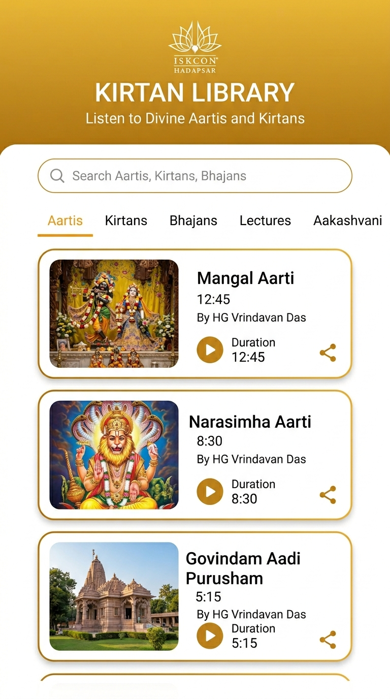 ISKCON Hadapsar Official App — Live Darshan & Japa Tracker on Google Play Store