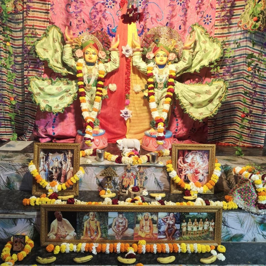 ISKCON Hadapsar Temple interior — Sri Sri Radha Kunjabihari Pune Hare Krishna